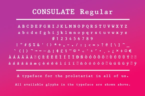 Consulate Font - Featured Image