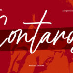 Contaros Script Font - Featured Image
