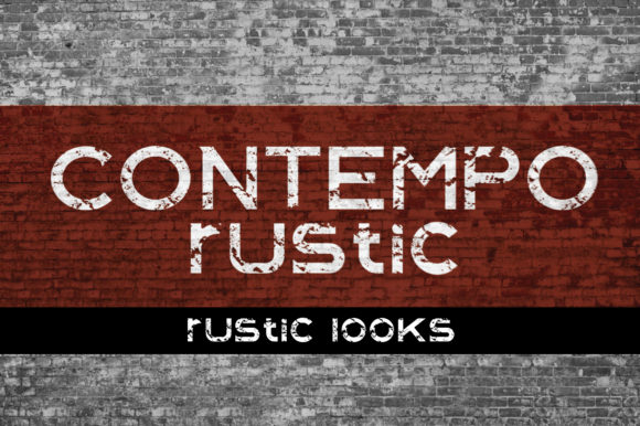 Contempo Rustic Font - Featured Image