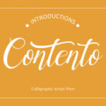 Contento Font - Featured Image