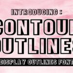Contour Outlines Font - Featured Image