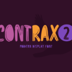 Contrax Two Font - Featured Image