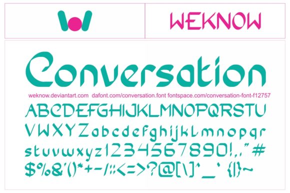 Conversation Font - Featured Image
