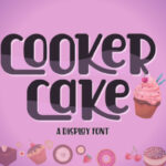 Cooker Cake Font - Featured Image