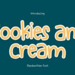 Cookies and Cream Font - Featured Image