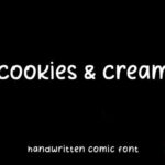 Cookies and Cream Font - Featured Image