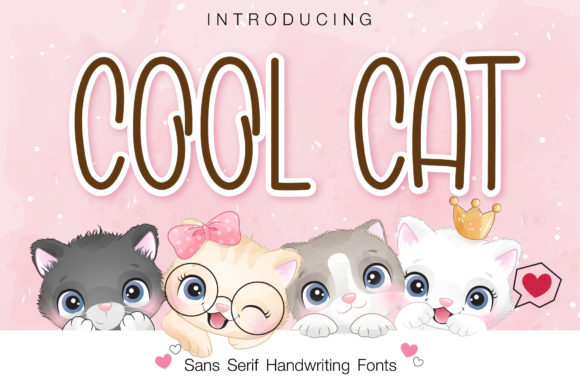 Cool Cat Font - Featured Image