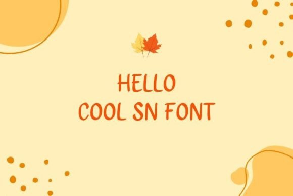 Cool Sn Font - Featured Image