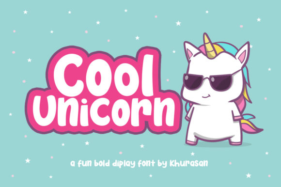 Cool Unicorn Font - Featured Image