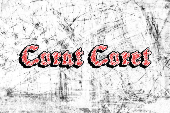 Corat Coret Font - Featured Image