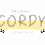 Cordy Font - Featured Image