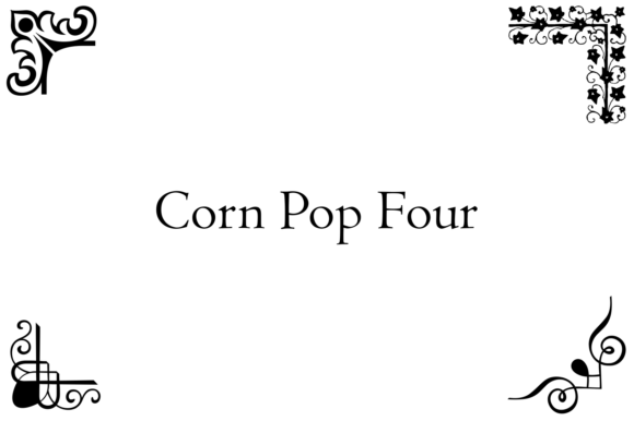 Corn Pop Four Font - Featured Image
