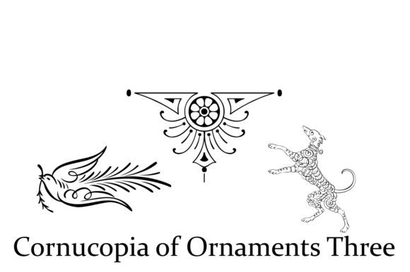 Cornucopia of Ornaments Two Font - Featured Image