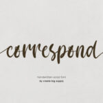 Correspond Script Font - Featured Image