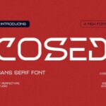 Cosed Font - Featured Image