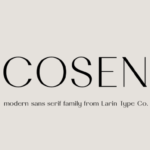 Cosen Font - Featured Image
