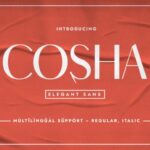 Cosha Font - Featured Image