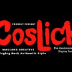 Coslick Font - Featured Image