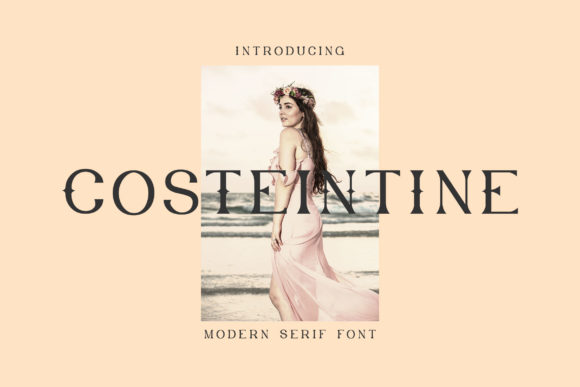 Costeintine - Modern Serif Font - Featured Image