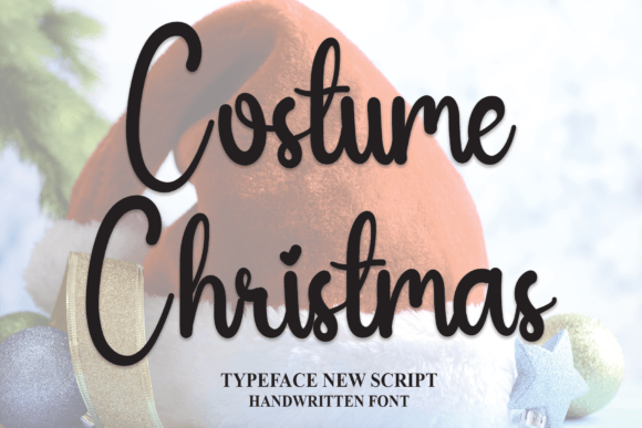 Costume Christmas Font - Featured Image