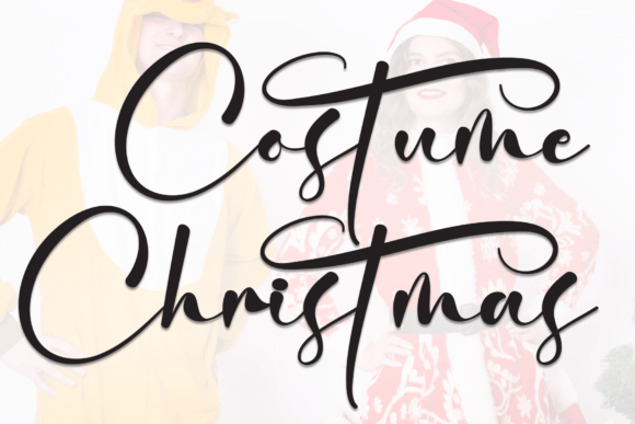 Costume Christmas Font - Featured Image