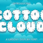 Cotton Cloud Font - Featured Image