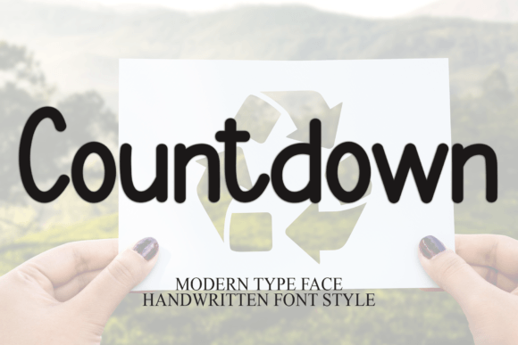 Countdown Font - Featured Image