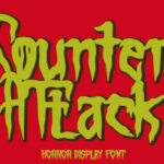 Counter Attack Font - Featured Image