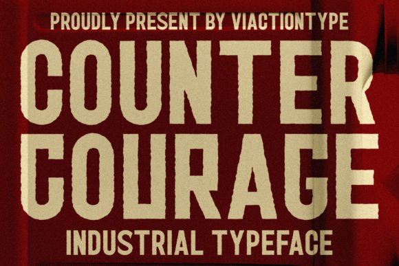 Counter Courage Font - Featured Image
