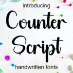 Counter Script Font - Featured Image