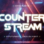 Counter Stream Font - Featured Image