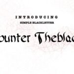 Counter Theblack Font - Featured Image