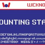 Counting Stars Font - Featured Image