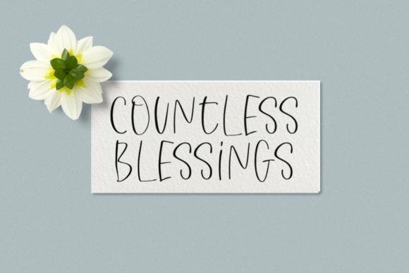 Countless Blessings Font - Featured Image