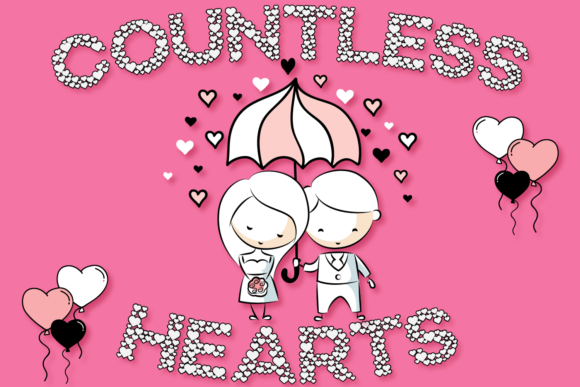 Countless Hearts Font - Featured Image