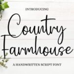 Country Farmhouse Font - Featured Image