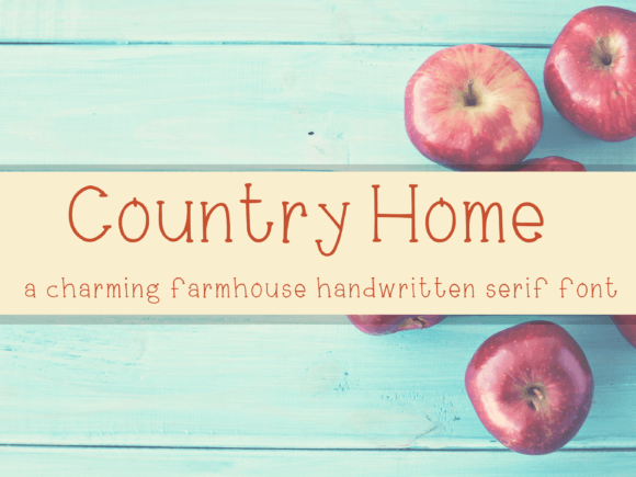 Country Home Font - Featured Image