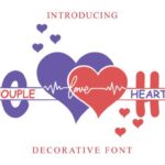 Couple Heart Font - Featured Image