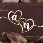 Couple Love Monogram Font - Featured Image