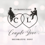 Couple Love Monogram Font - Featured Image