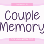 Couple Memory Font - Featured Image