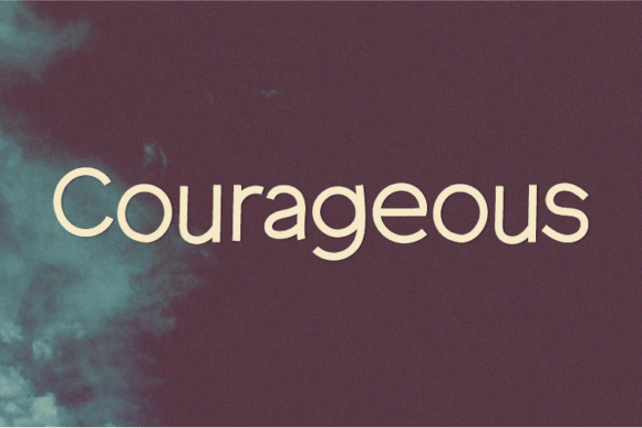 Courageous Font - Featured Image