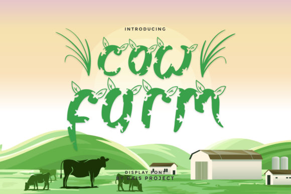 Cow Farm Font - Featured Image