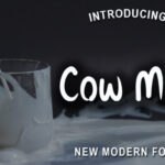 Cow Milk Font - Featured Image