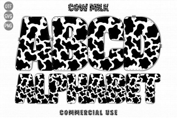 Cow Milk Font - Featured Image