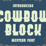 Cowbow Block Font - Featured Image