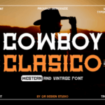 Cowboy Clasico Font - Featured Image