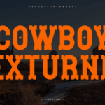 Cowboy Exturne Font - Featured Image
