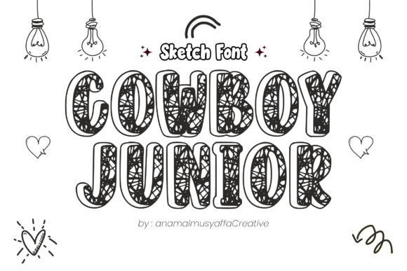 Cowboyjunior Regular Font - Featured Image