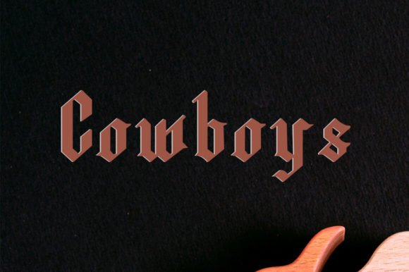 Cowboys Font - Featured Image